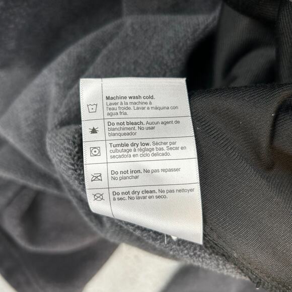 Carhartt Sweatshirt Choctaw Vet Mens 2XL Black Fleece Work Full Zip Logo Loose - Picture 9 of 9